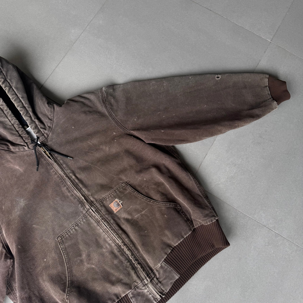 2004 Carhartt Hooded Work Jacket “Brown”