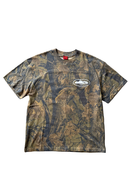 Corteiz Forest Camo Puff Print Tee
