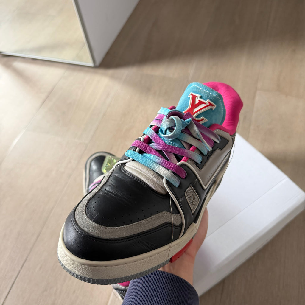 SS21 Louis Vuitton Upcycled Trainers Pink Multi *Virgil Abloh* (8.5LV)