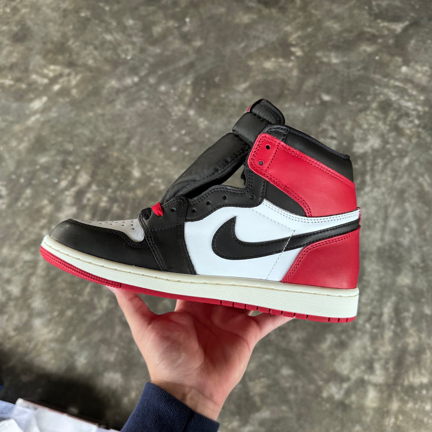 Jordan 1 Retro High OG Black Toe Reimagined