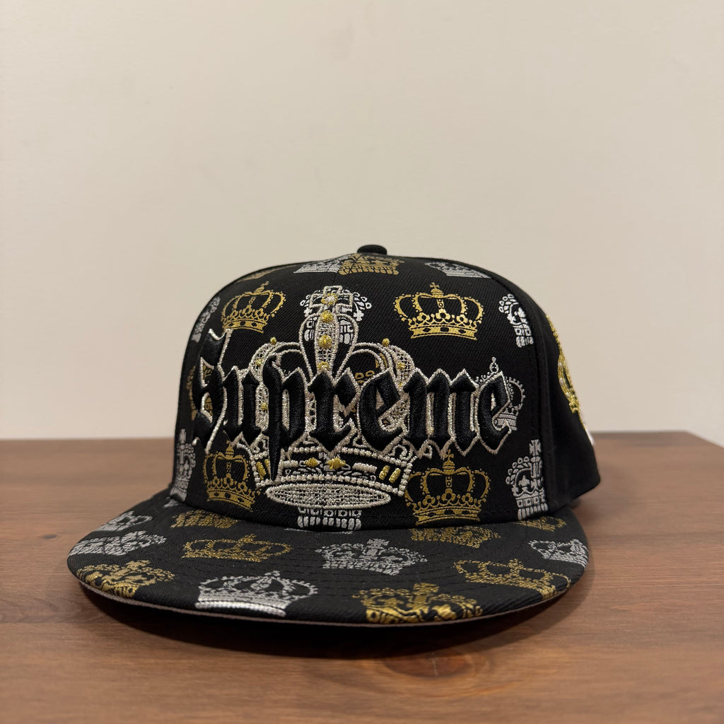 Supreme New Era Crown 59Fifty Fitted Hat Black (7 1/4)