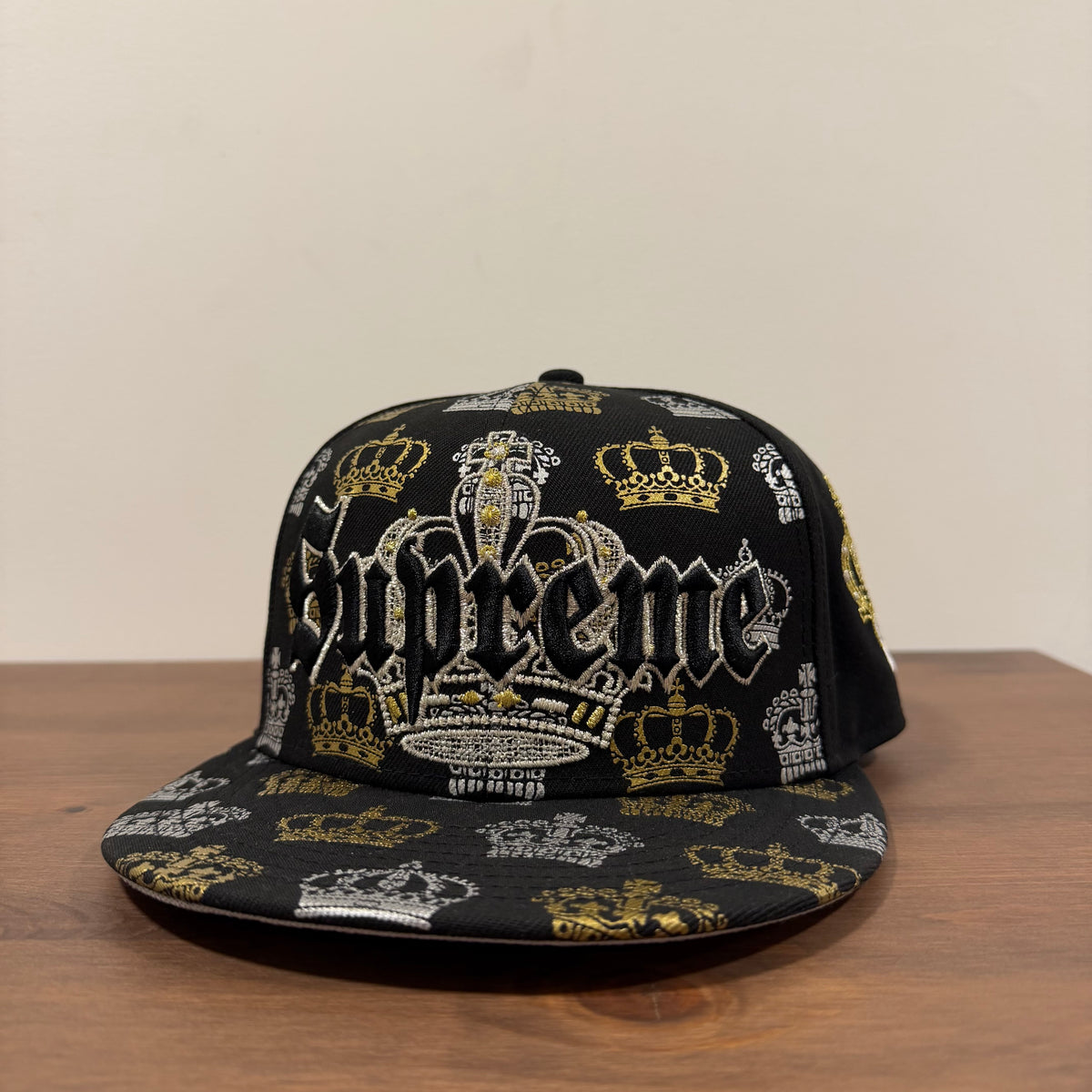Supreme New Era Crown 59Fifty Fitted Hat Black (7 1/4)