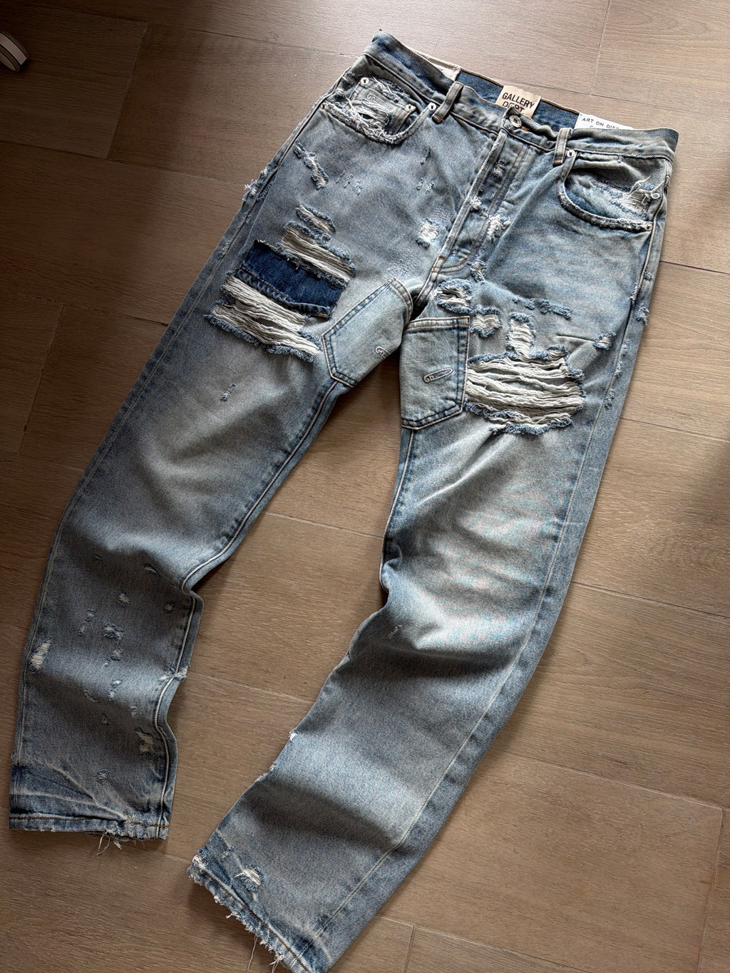Gallery Dept. Bowery 5001 Distressed Denim Vintage Blue