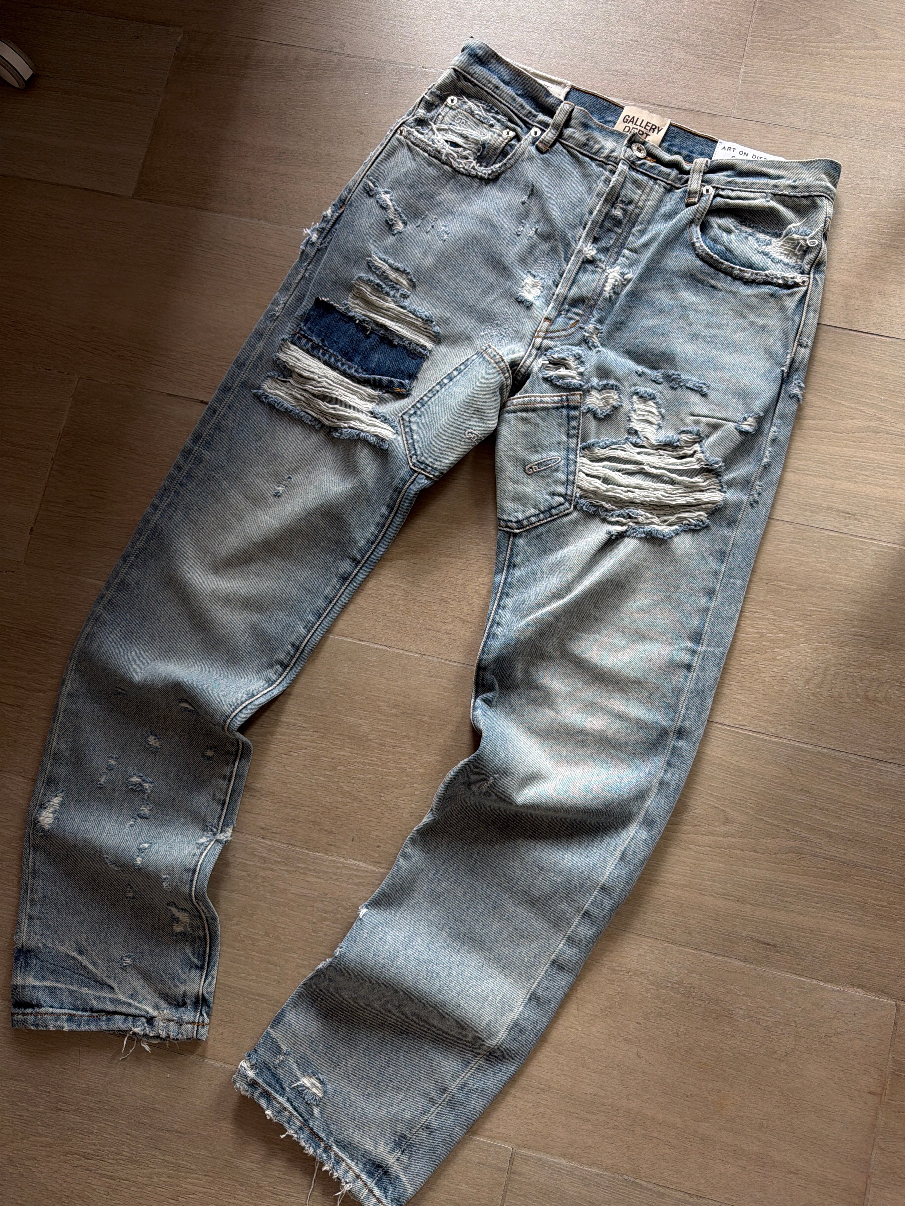 Gallery Dept. Bowery 5001 Distressed Denim Vintage Blue