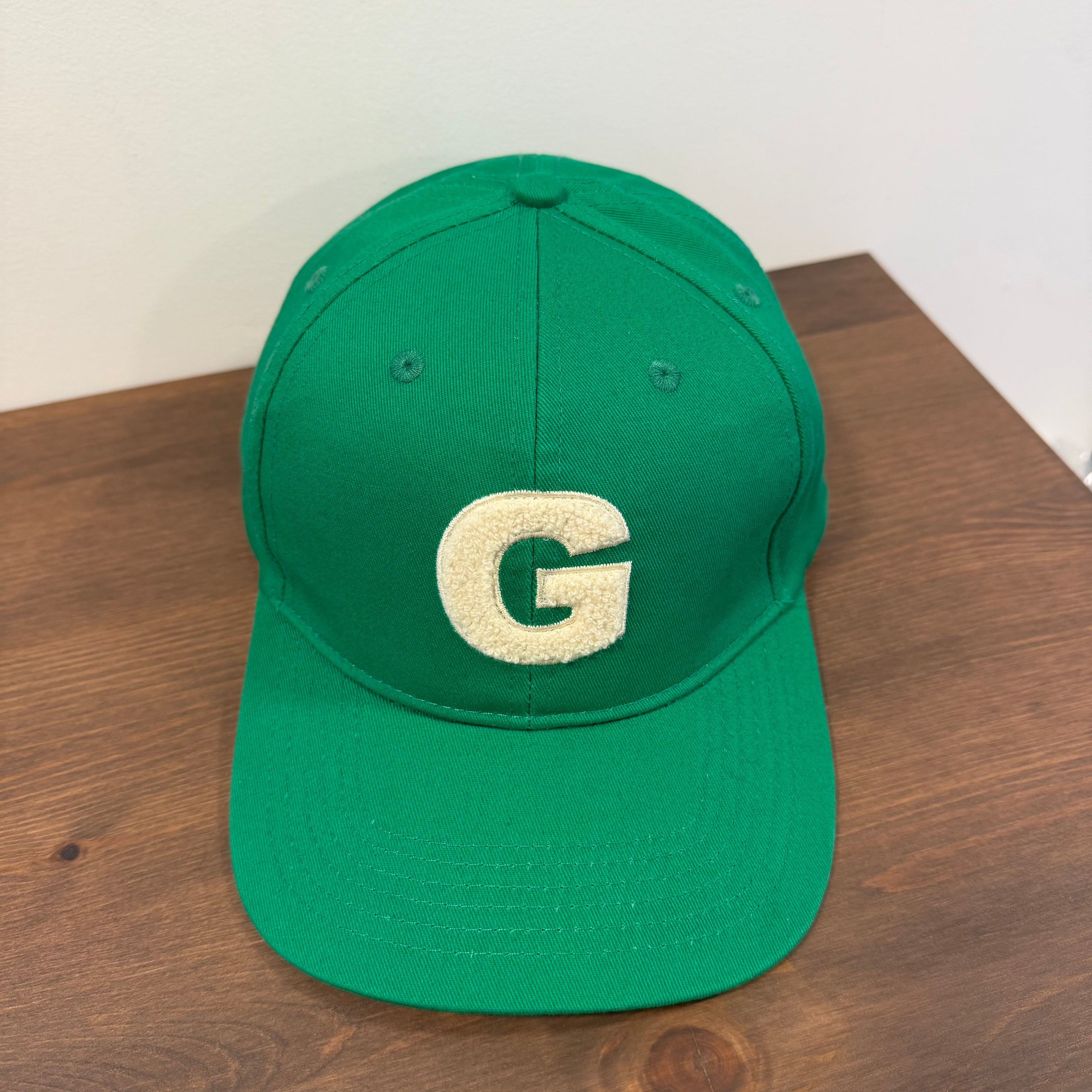 GOLF WANG Chenille G Logo Hat Green
