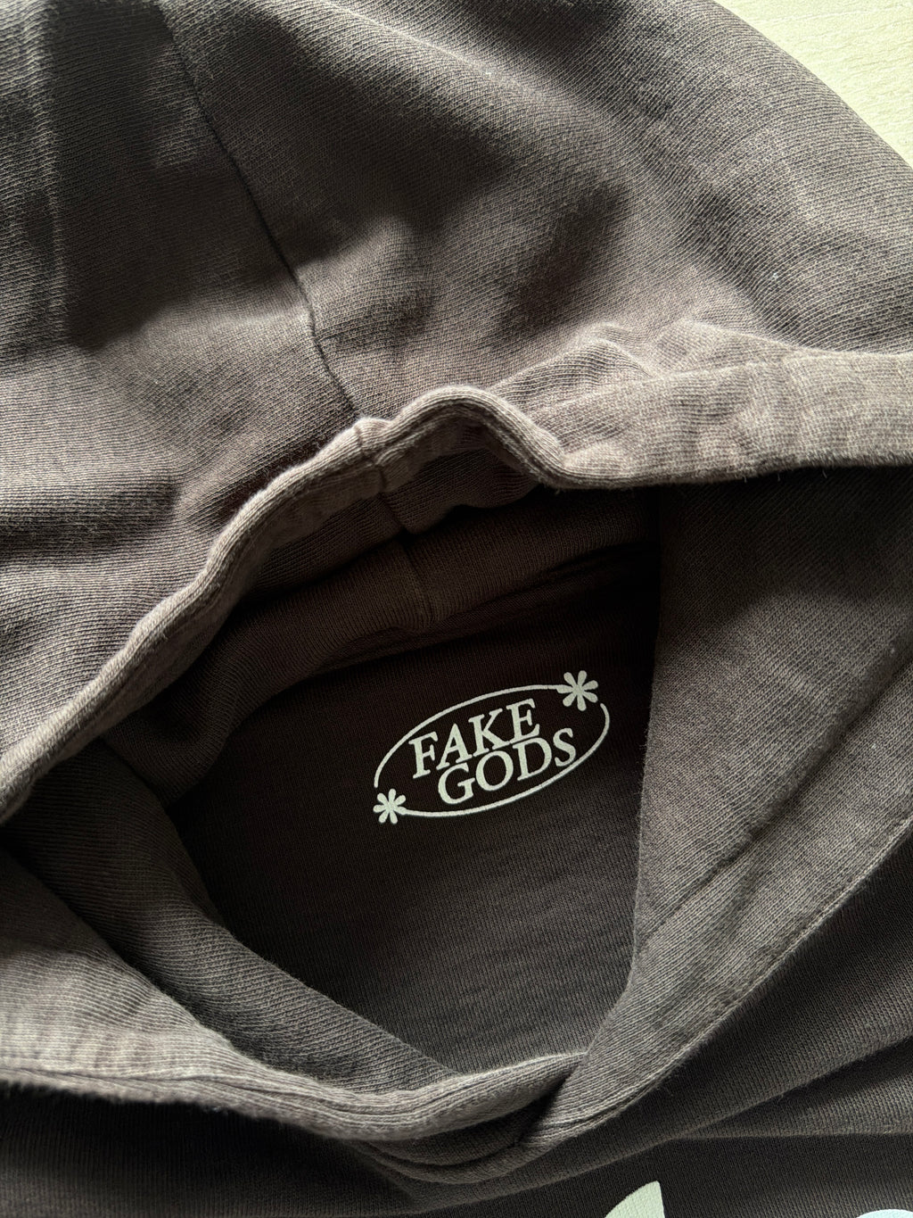 FakeGods 2000s Club Hoodie Brown (L)