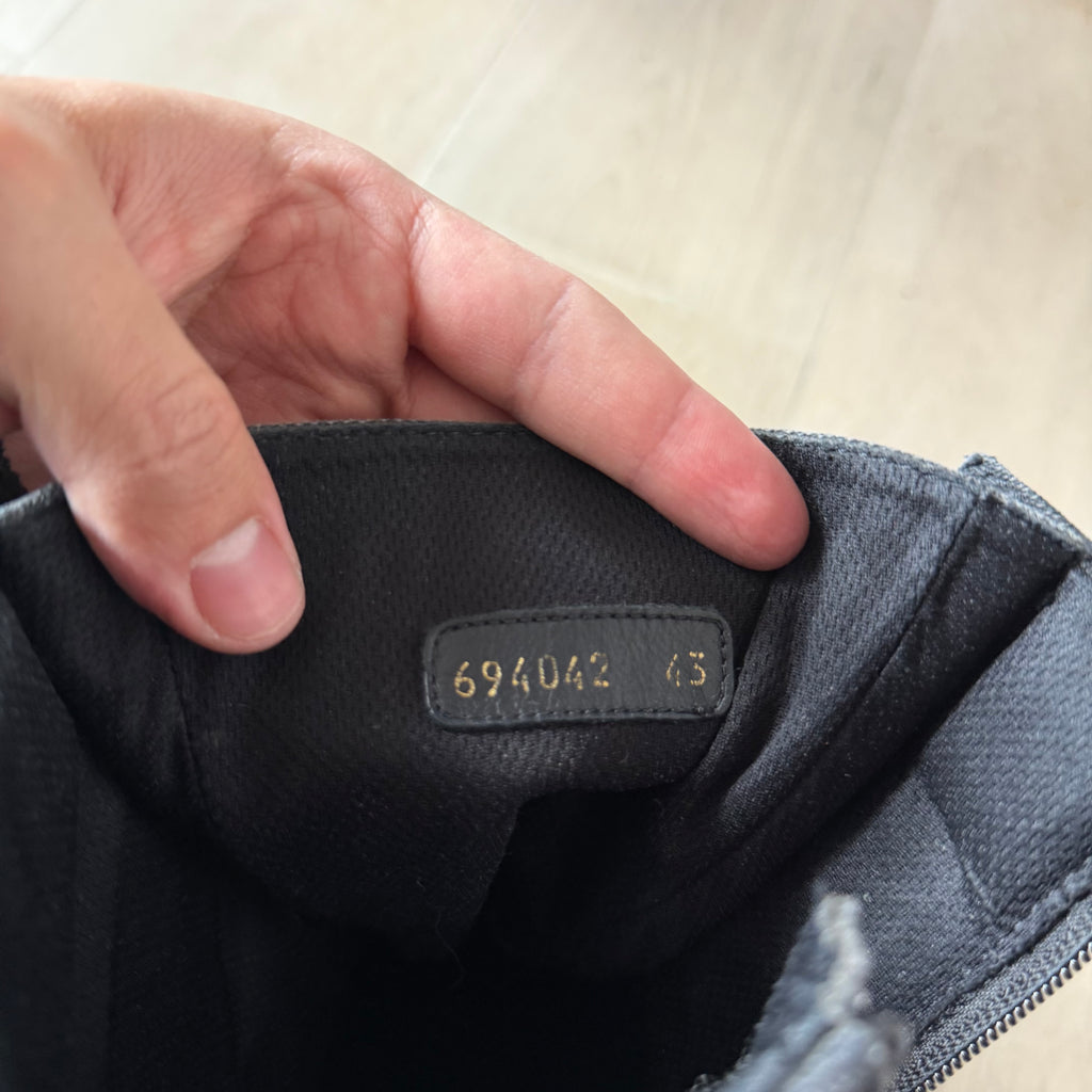 Balenciaga Strike Boots Black Canvas (43EU)