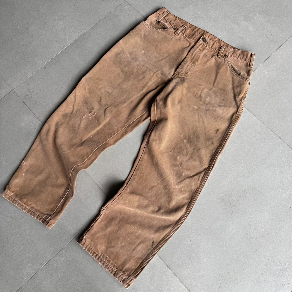 2000s Dickies Carpenter Pants “Distressed Chocolate”