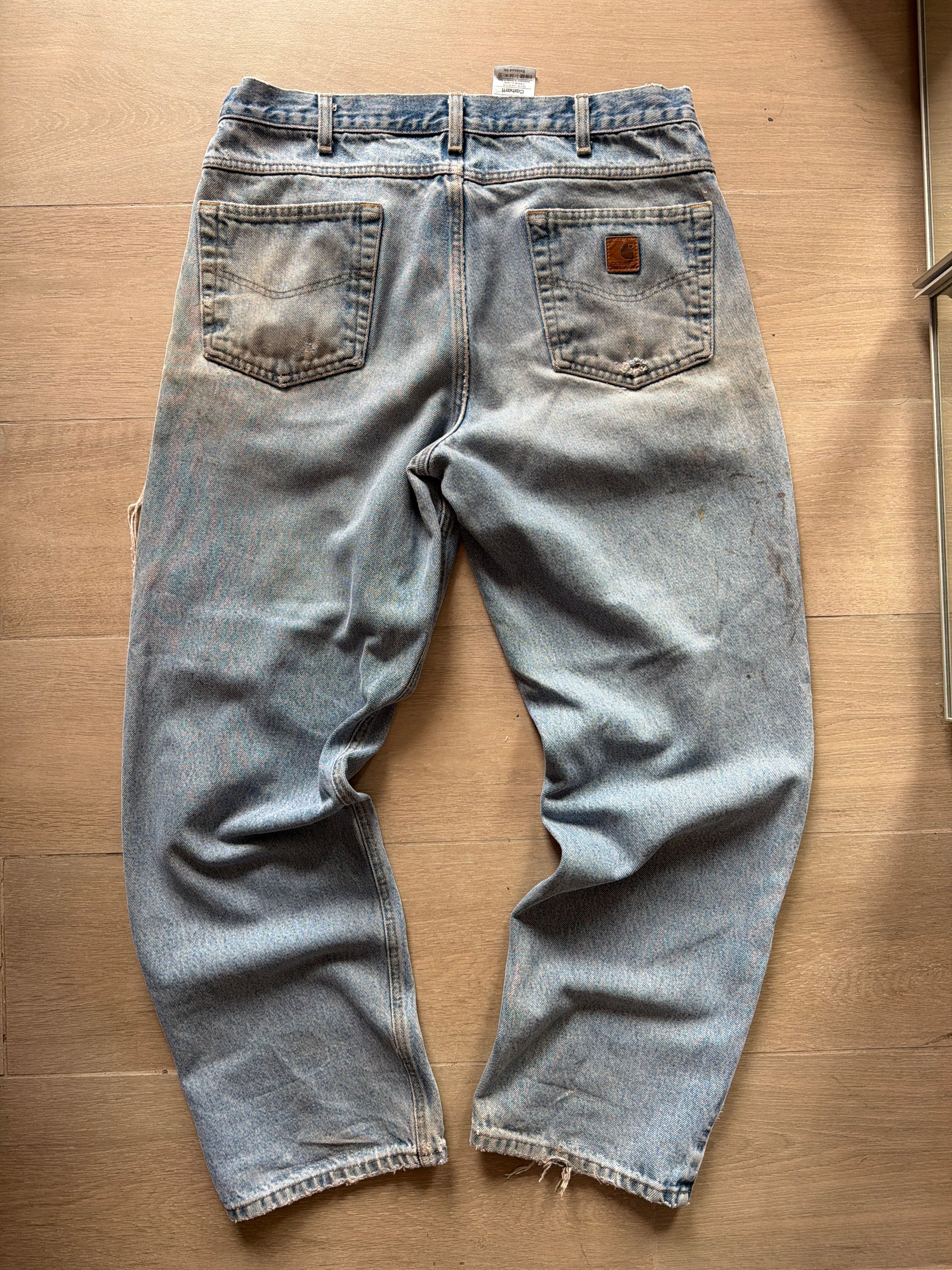 00s Carhartt Trashed Denim Jeans