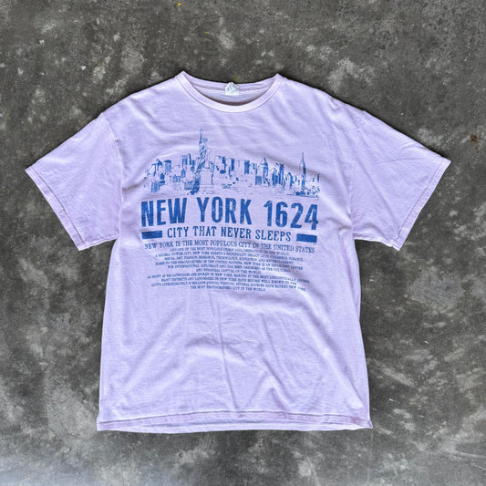 Vintage 90s New York 1624 Pink Tee