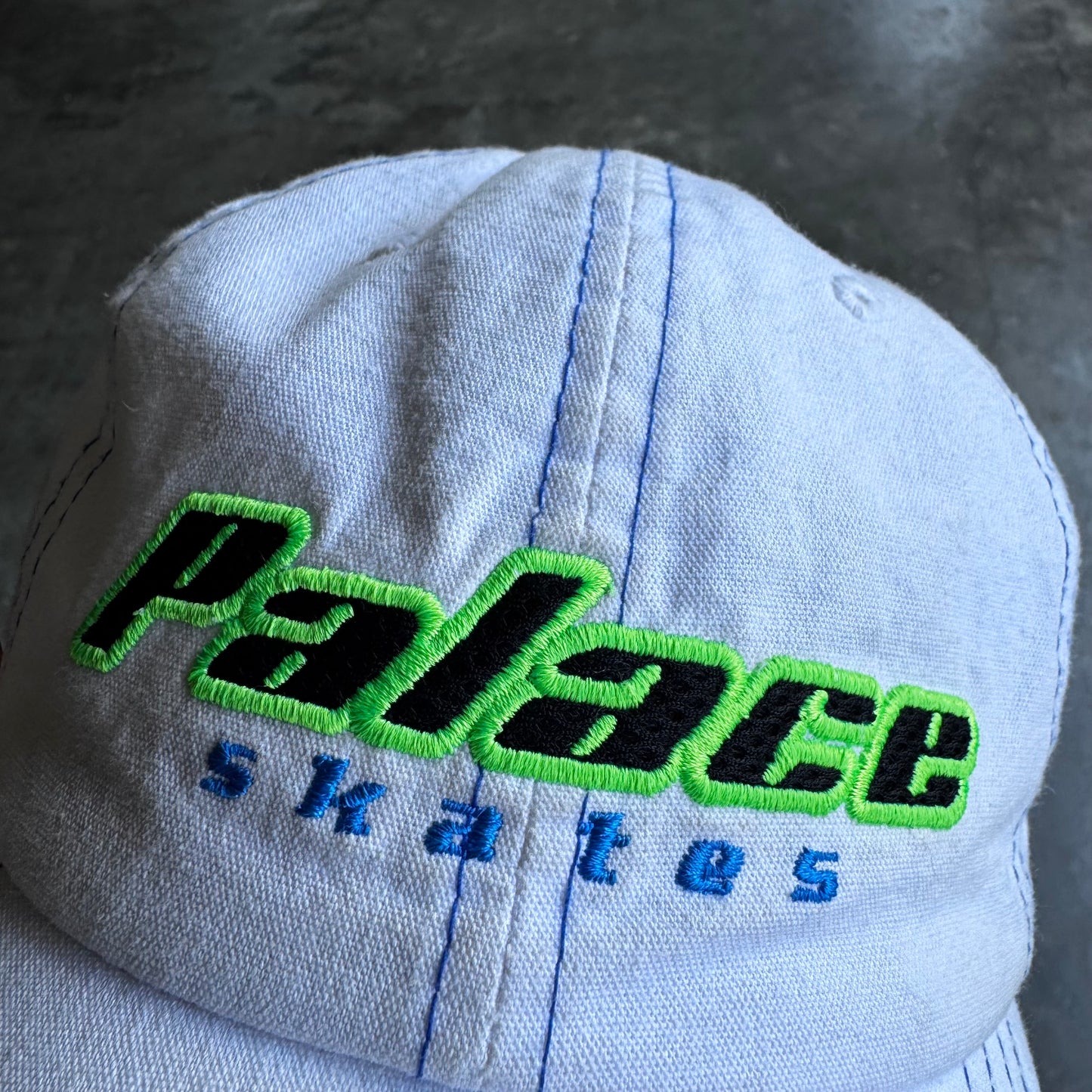 Palace Skates 6-Panel White Cap