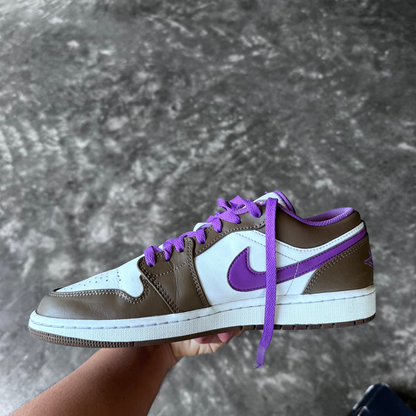 Jordan 1 Low Purple/Brown