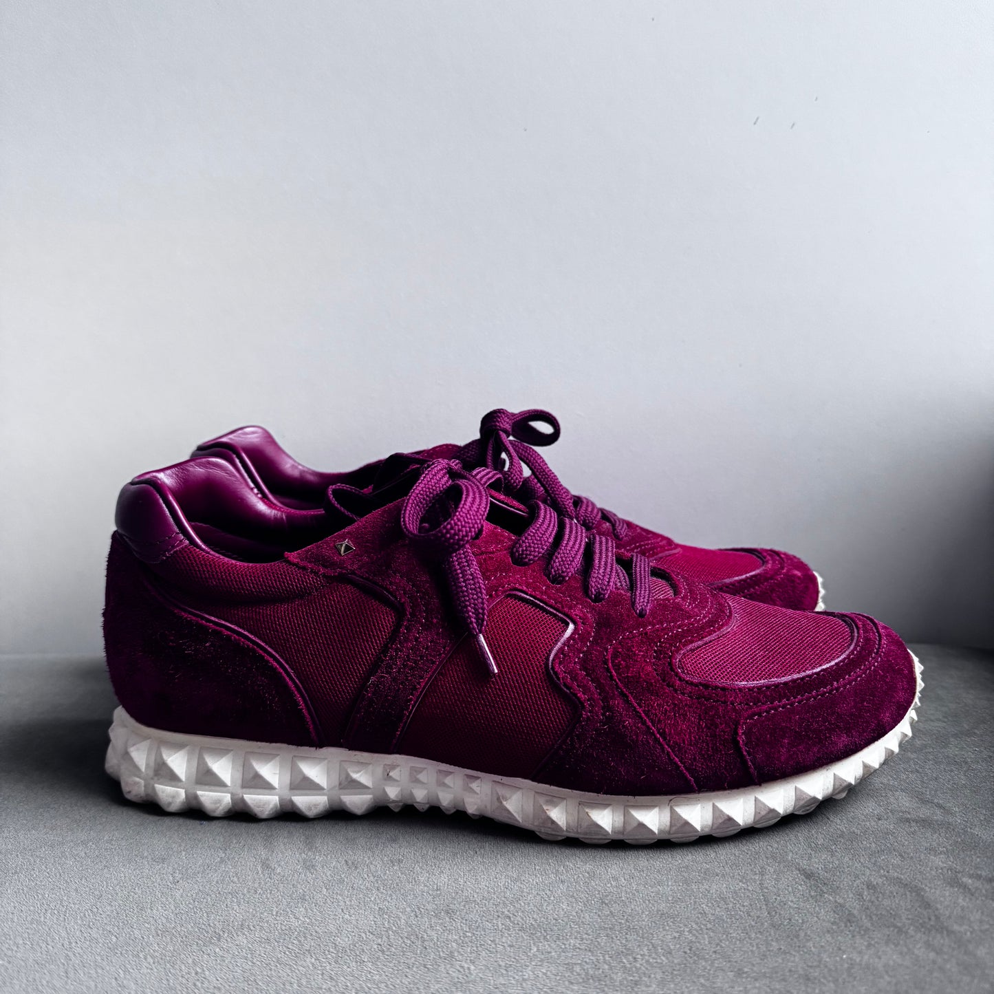 Valentino Garavani Red Suede Sneakers