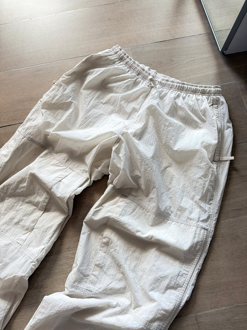 SS24 Supreme x Nike Ripstop Track Pants White