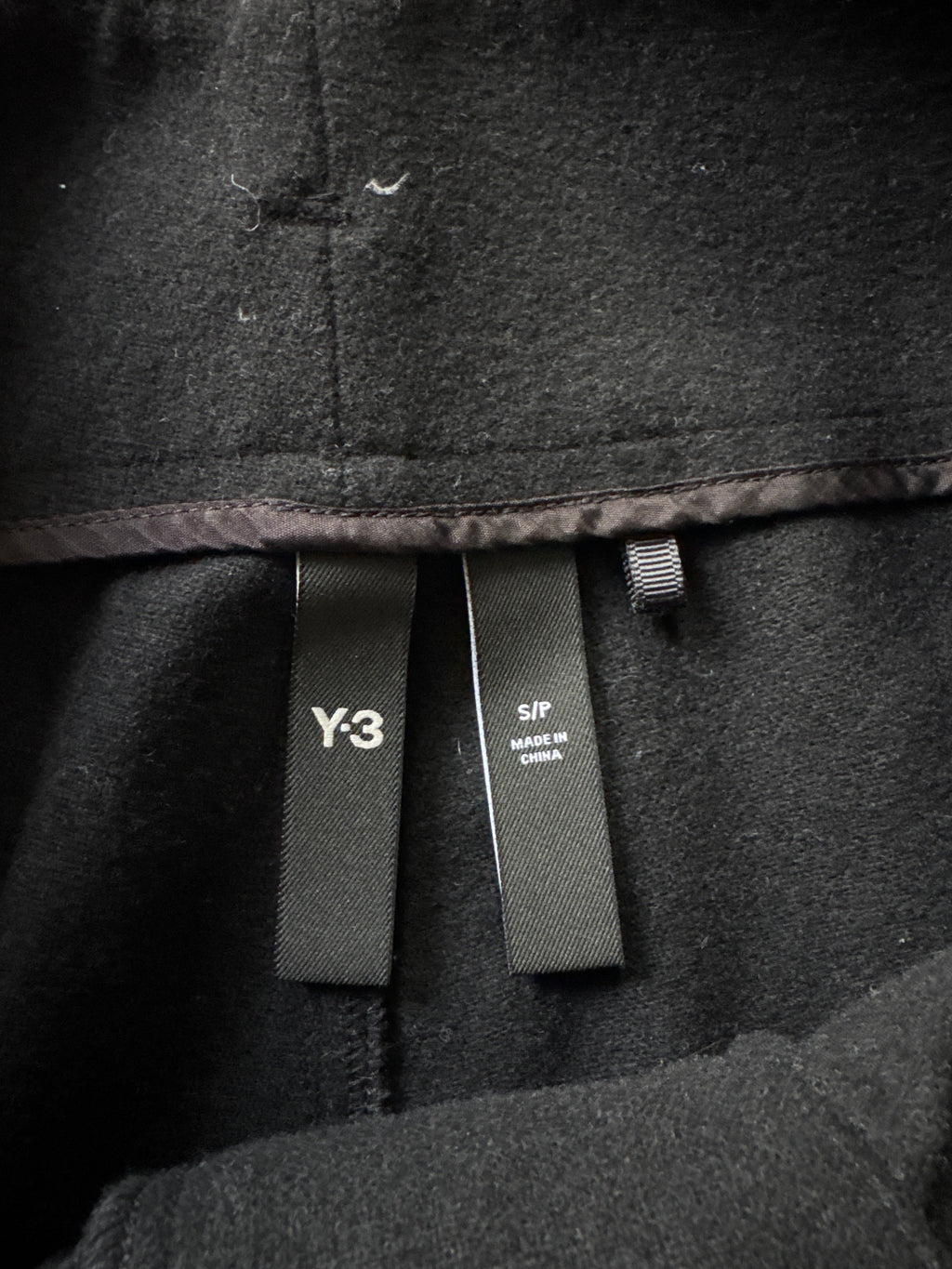 Y-3 Yohji Yamamoto Dress Wool Pants Black