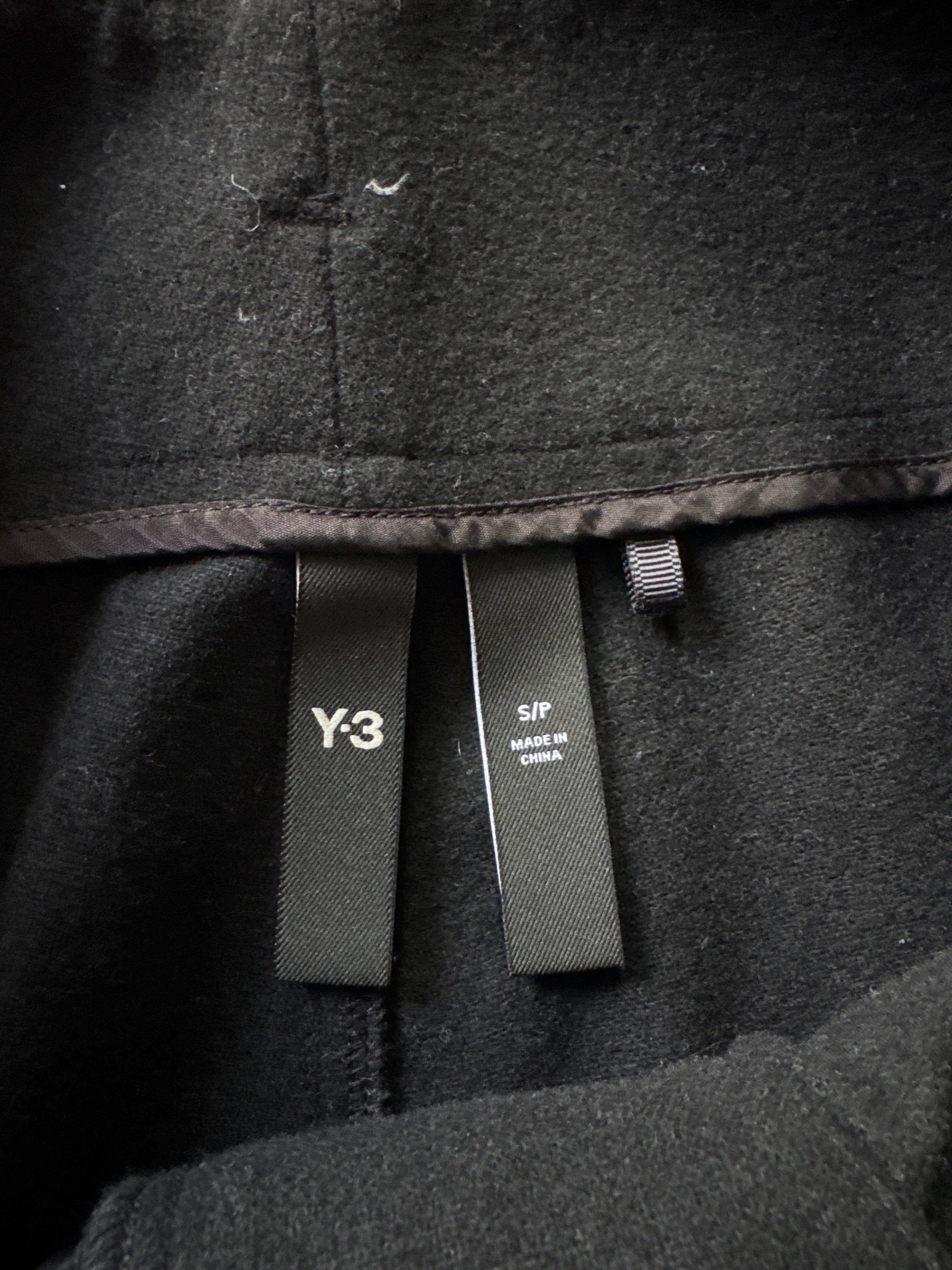 Y-3 Yohji Yamamoto Dress Wool Pants Black