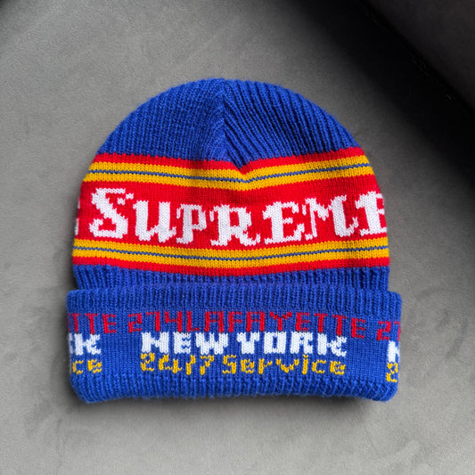 FW19 Supreme Service Beanie Royal
