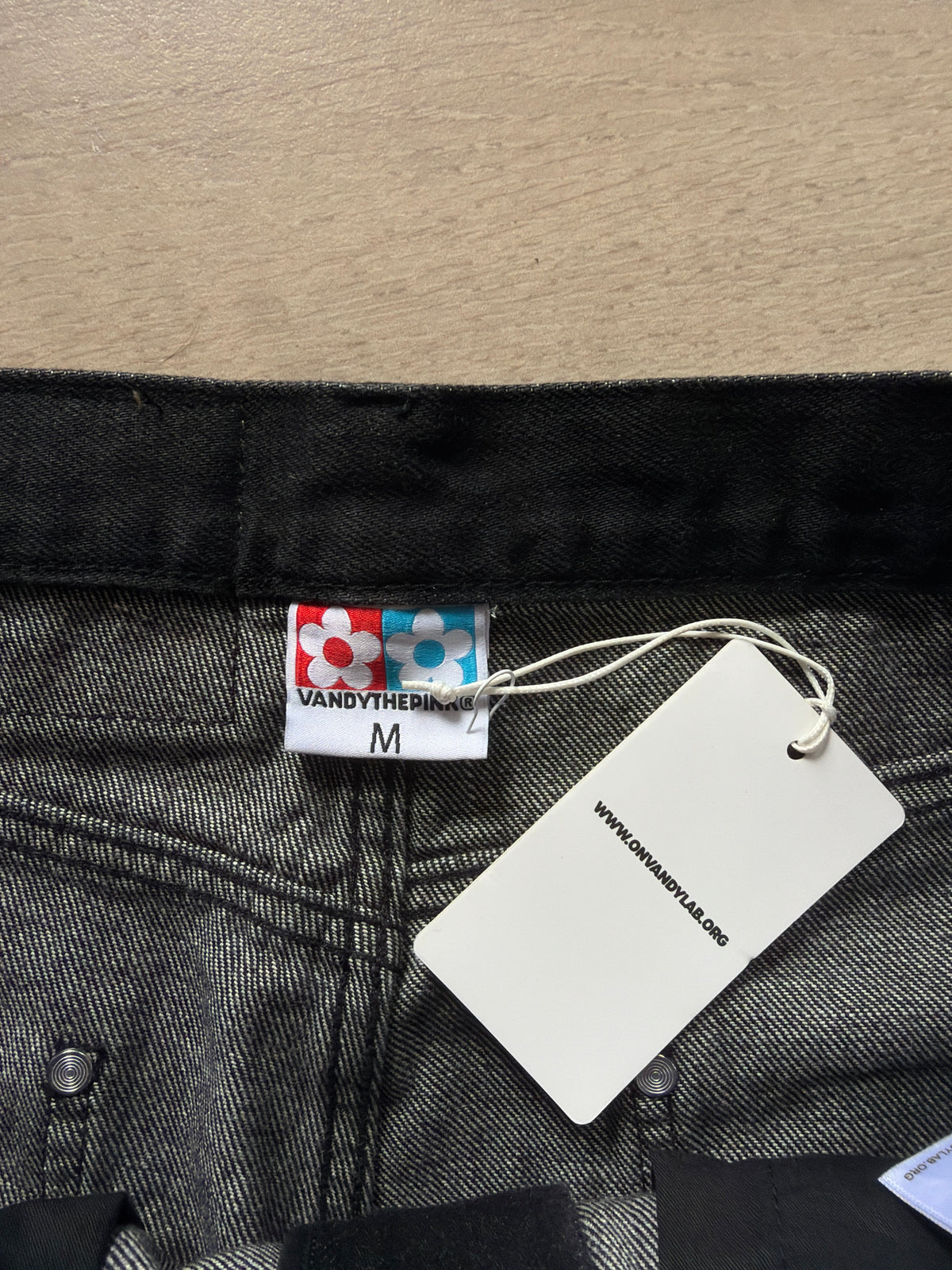 VandyThePink Flower Stud Pants Black (M)