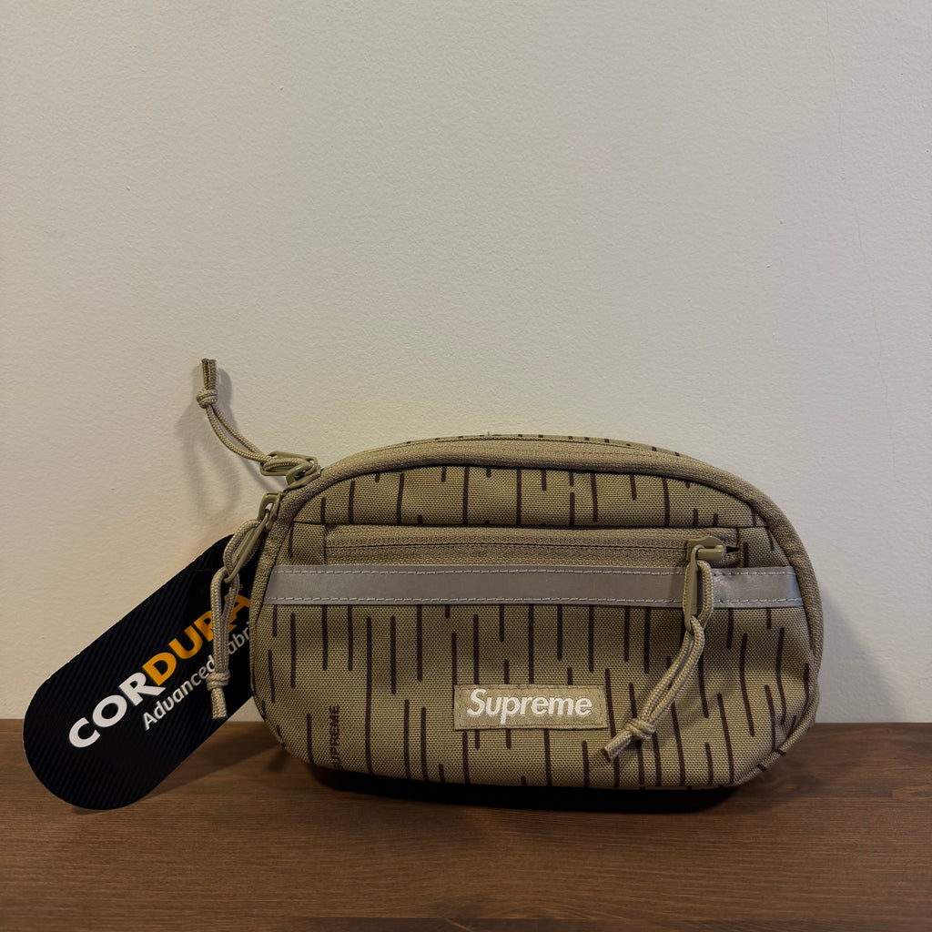 Supreme Mini Side Bag “Tan Raindrop”
