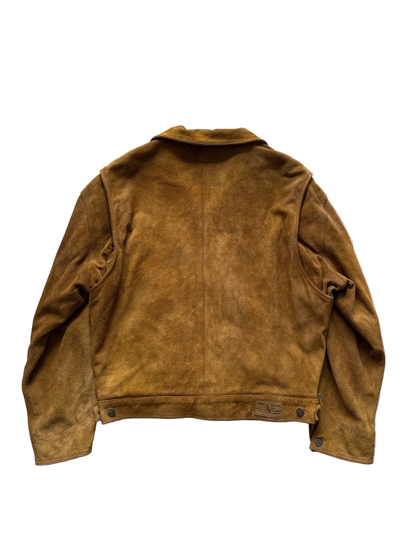 Vintage Polo By Ralph Lauren RRL 100% Genuine Leather Cowboy Jacket