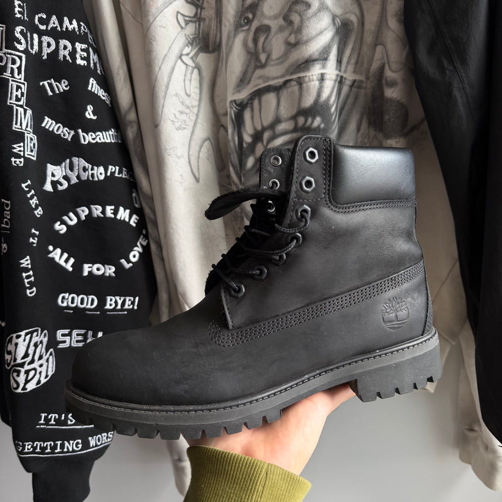 Timberland 6” Premium Nobuck Boots Black