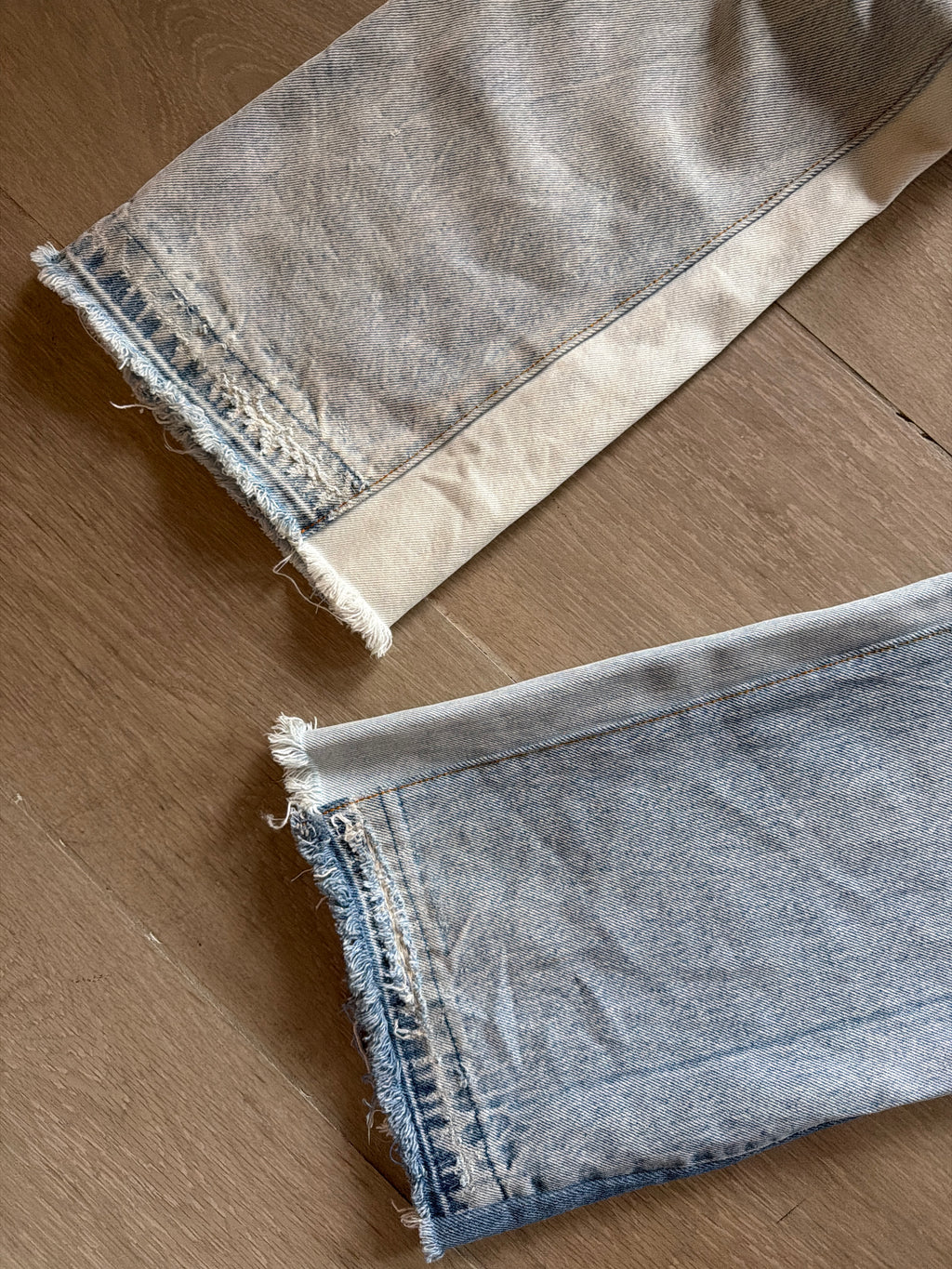 Gallery Dept. Two Face LA Flare Denim “Vintage Blue” (32w)