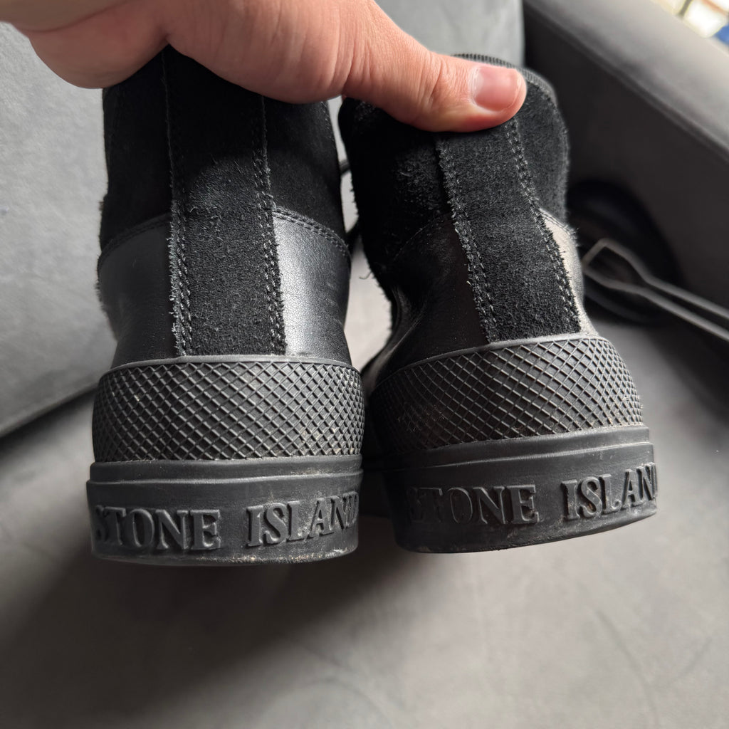 Stone Island Black Ghost Sneaker Boot