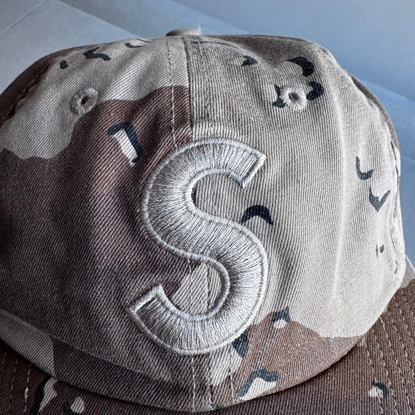 Supreme Tonal S Logo 6-Panel Dessert Camo