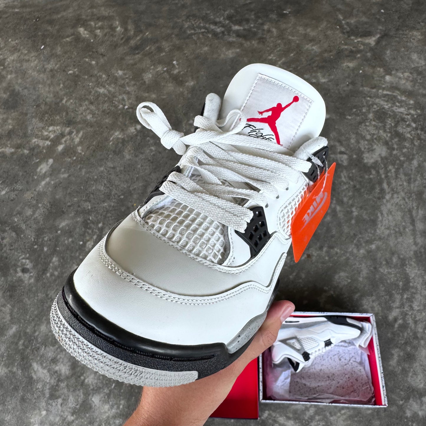 Jordan 4 White Cement (2025)