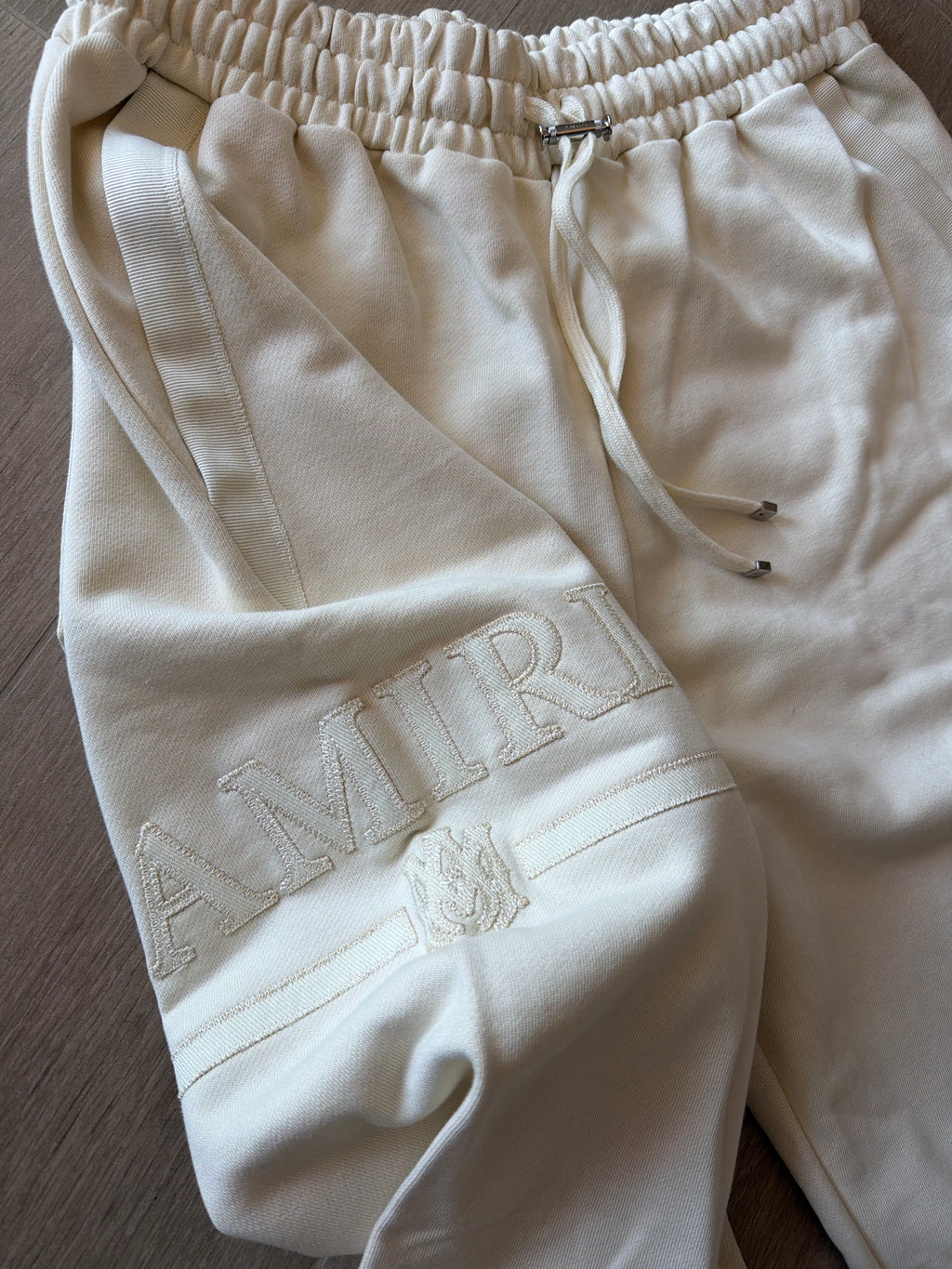 Amiri MA Logo Track Pant Cream