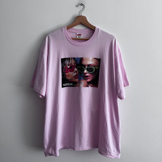 Supreme New York Sunglasses Tee Pink