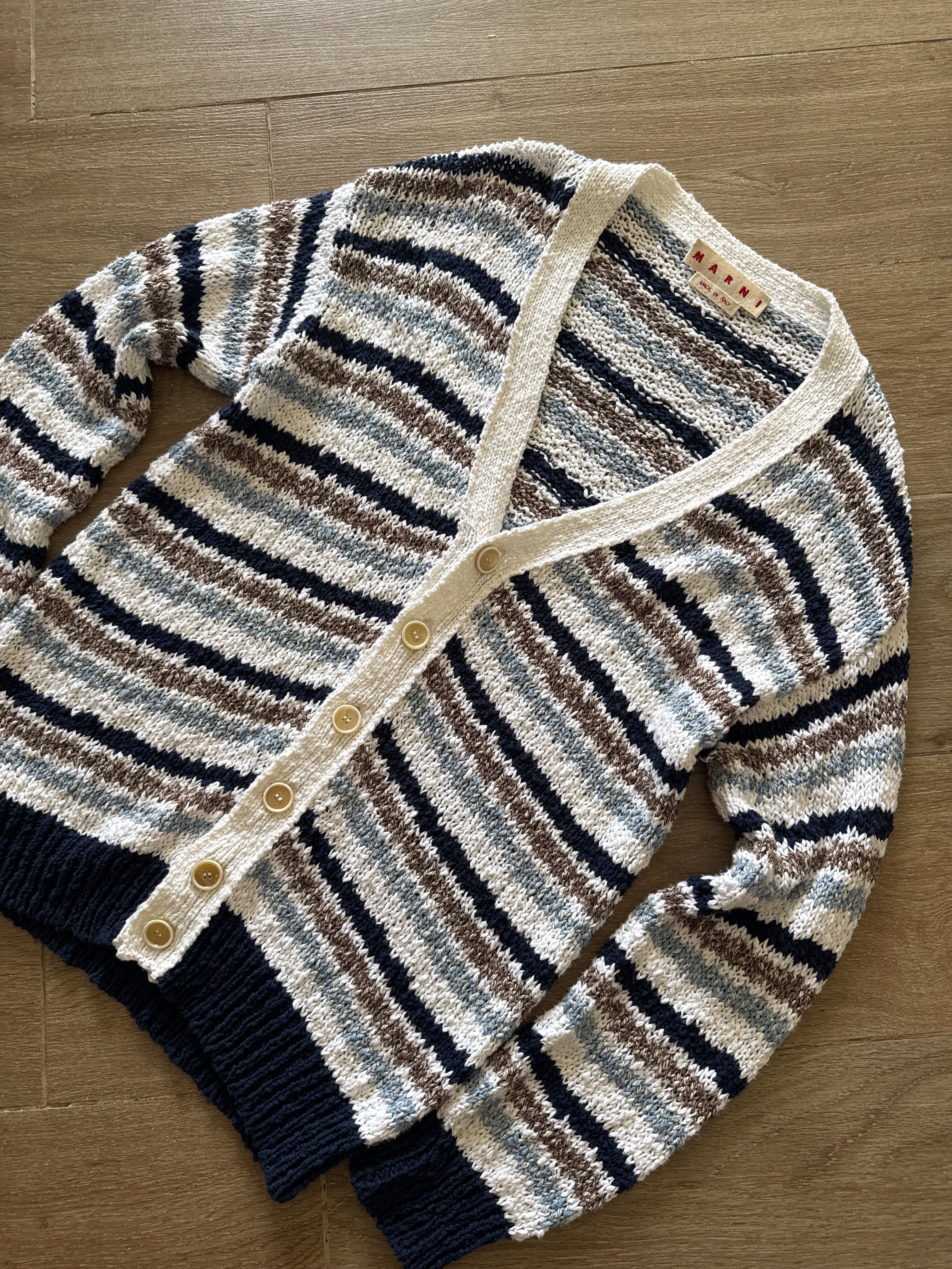 Marni Knitted Cardigan Multicolor