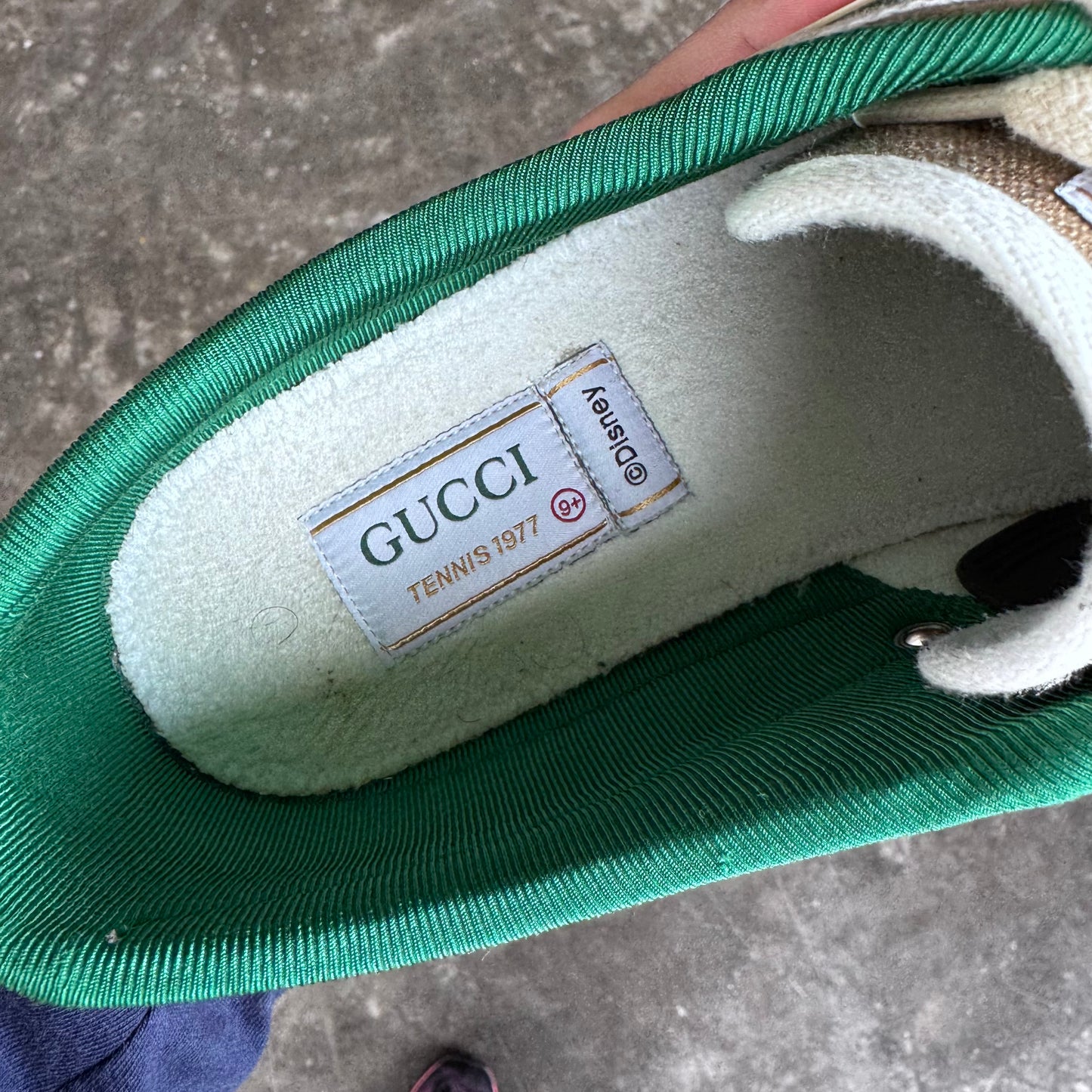 Gucci Disney Tennis 1977 Shoes Mickey Mouse GG Canvas Limited Edition