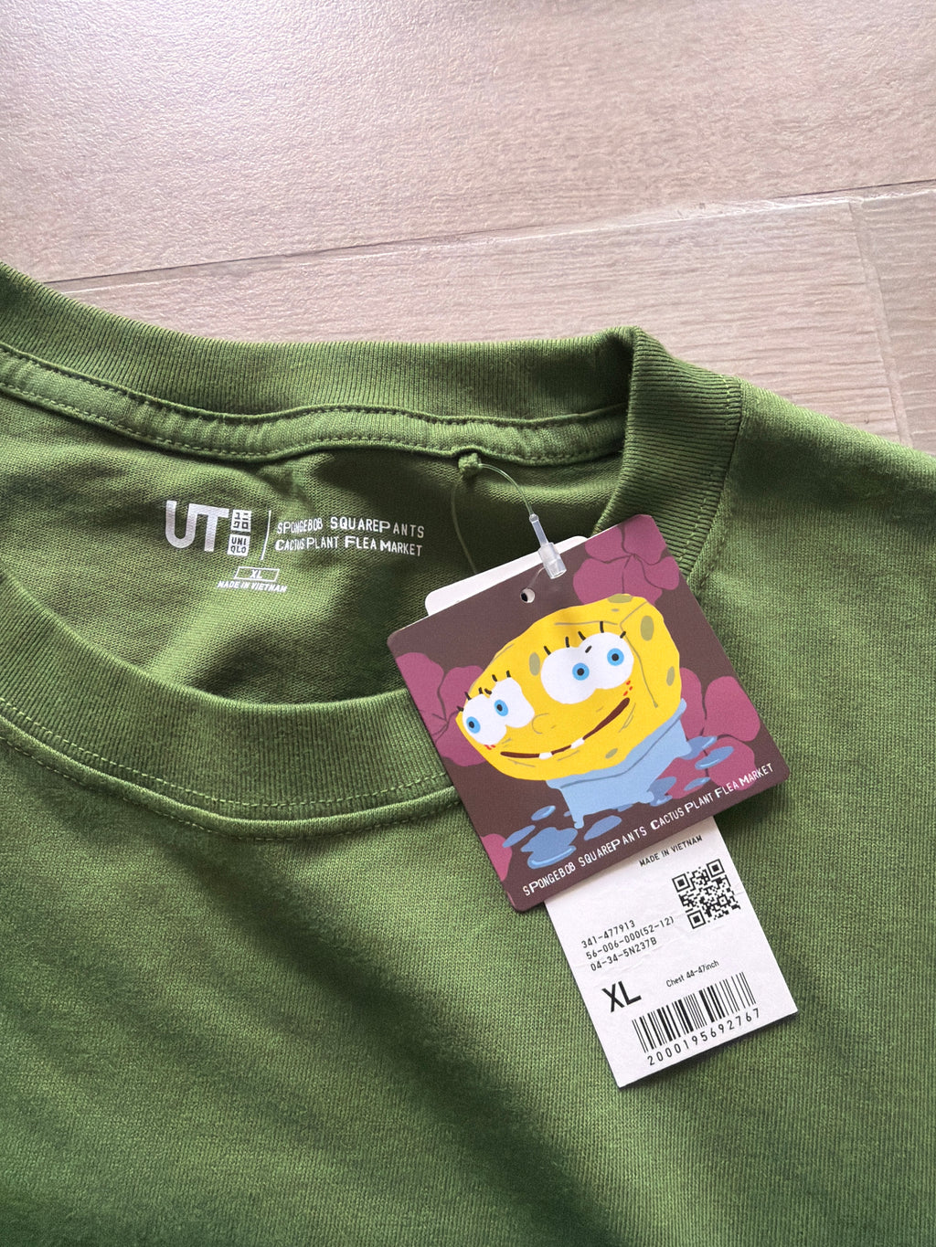 Uniqlo x CPFM Spongebob Squarepants UT Graphic Tee Green (XL)