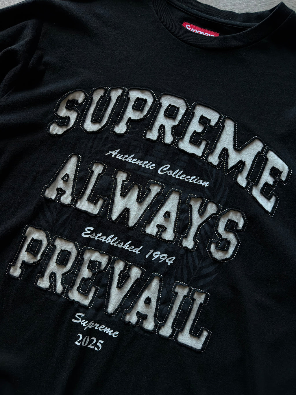 Supreme Always Prevail S/S Top Black