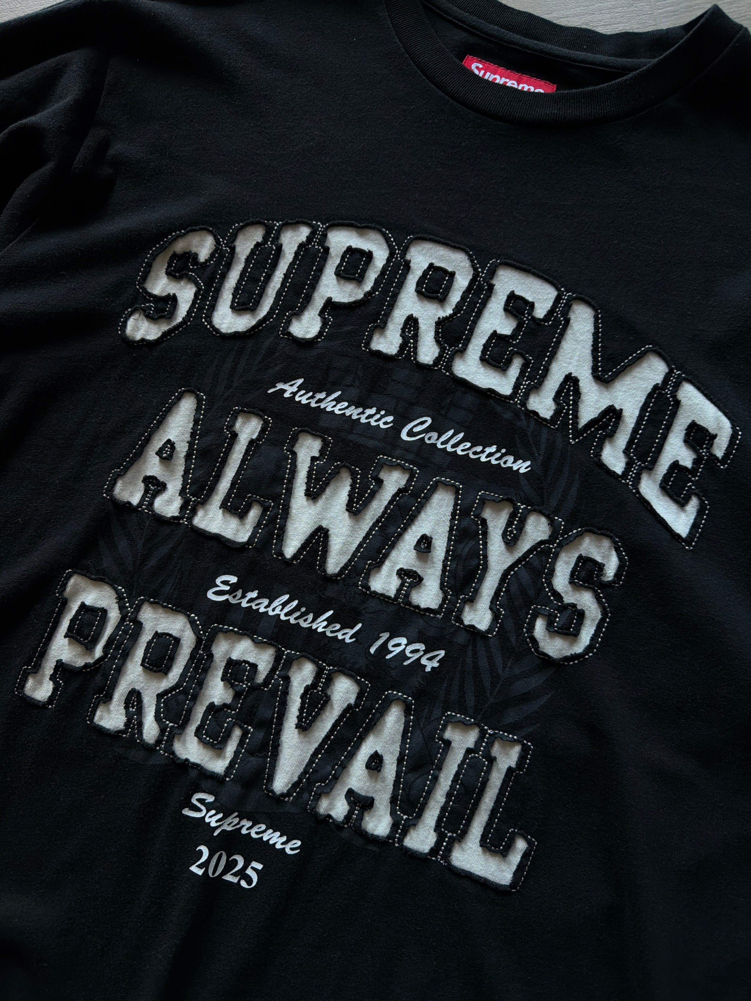 Supreme Always Prevail S/S Top Black