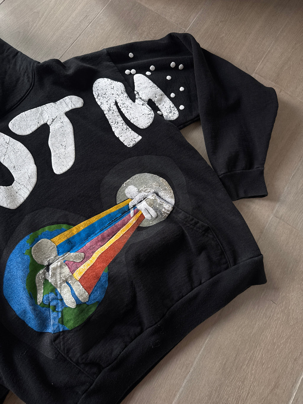 FW20 Kid Cudi x Cactus Plant Flea Market MOTM III “I AM CURIOUS” Hoodie Black
