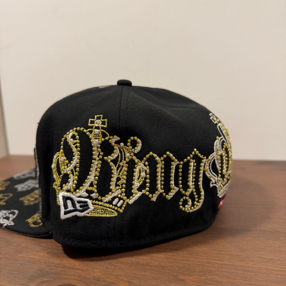 Supreme New Era Crown 59Fifty Fitted Hat Black (7 1/4)
