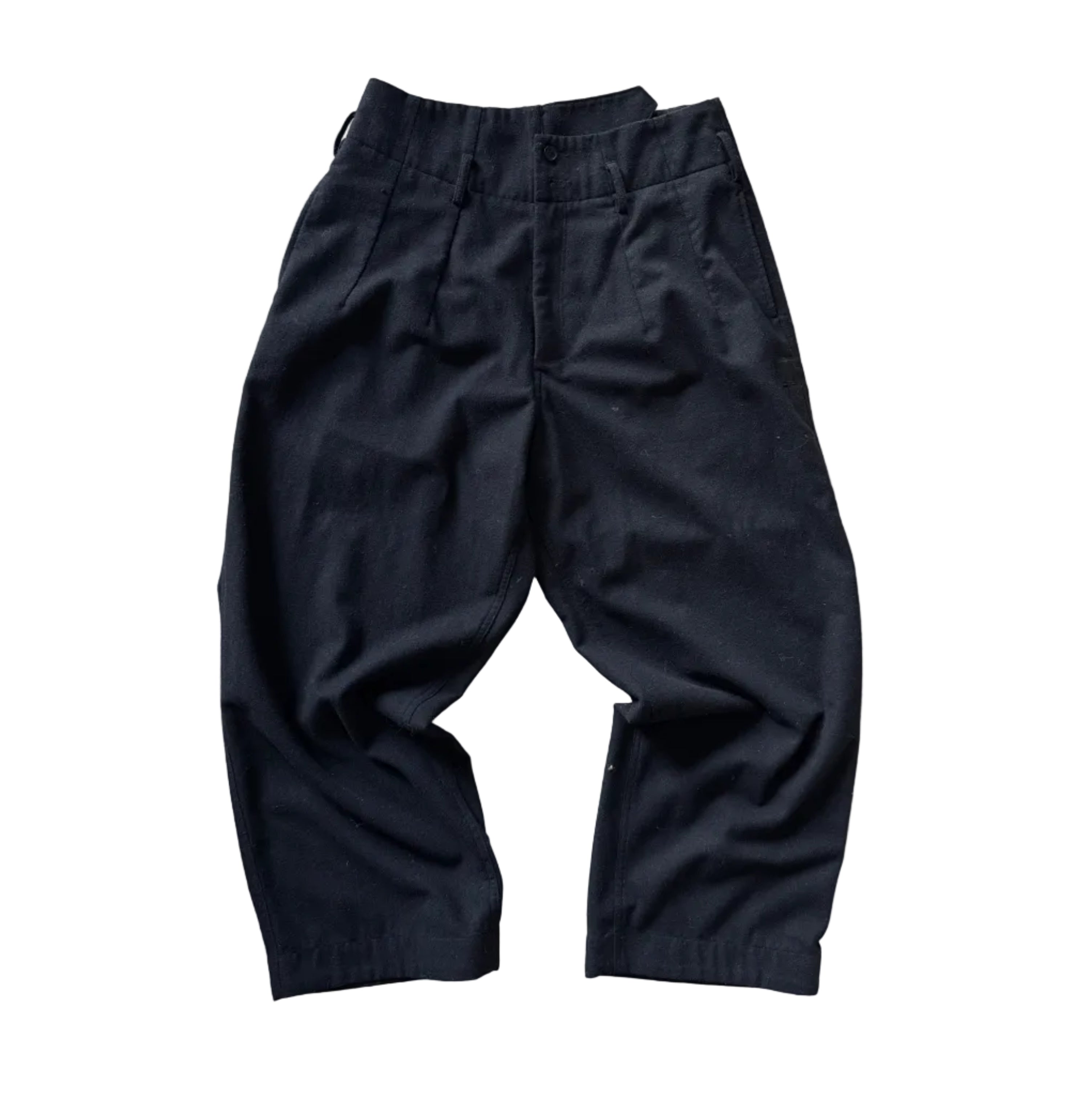 Y-3 Yohji Yamamoto Dress Wool Pants Black