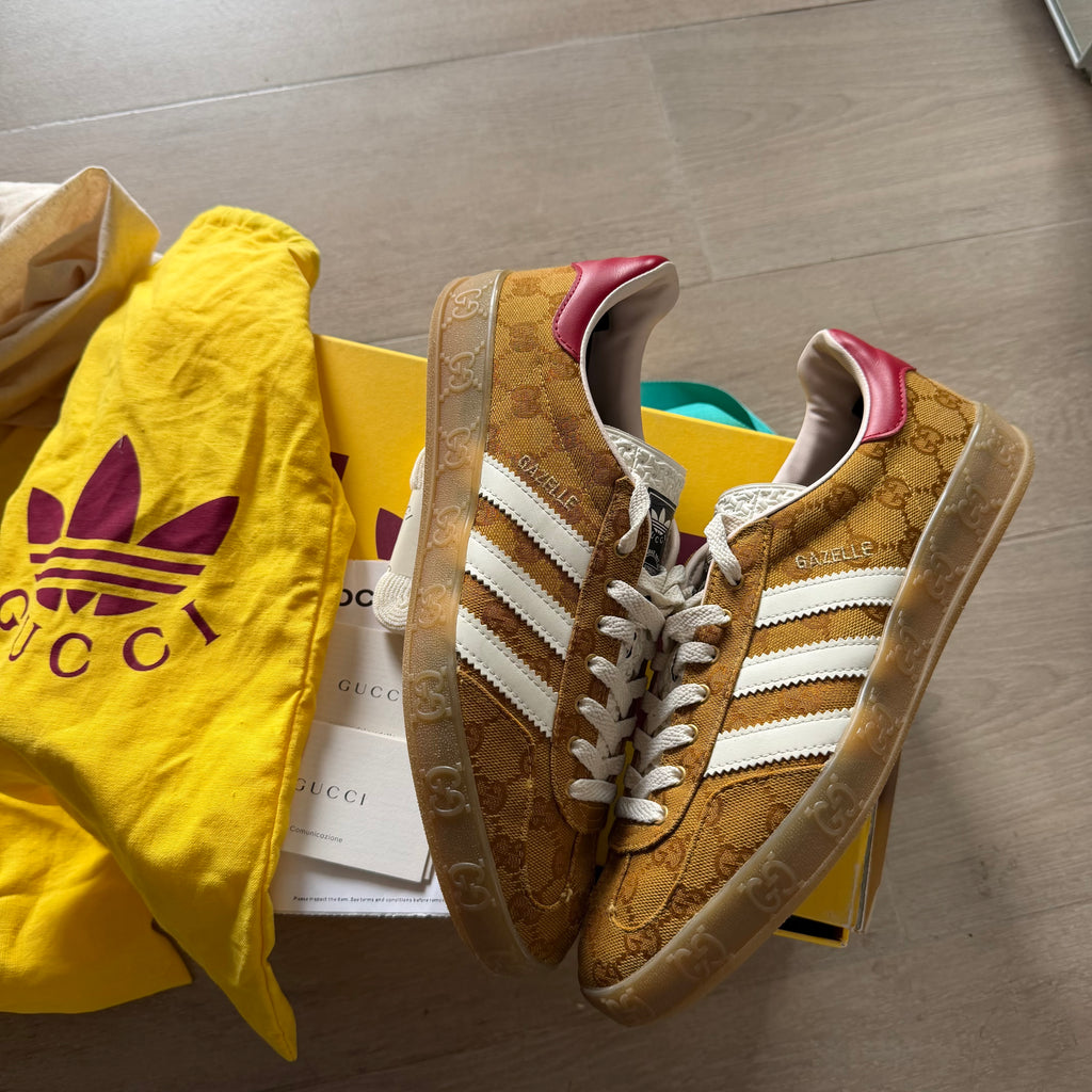 adidas x Gucci Gazelle Original GG Sneakers (9US)