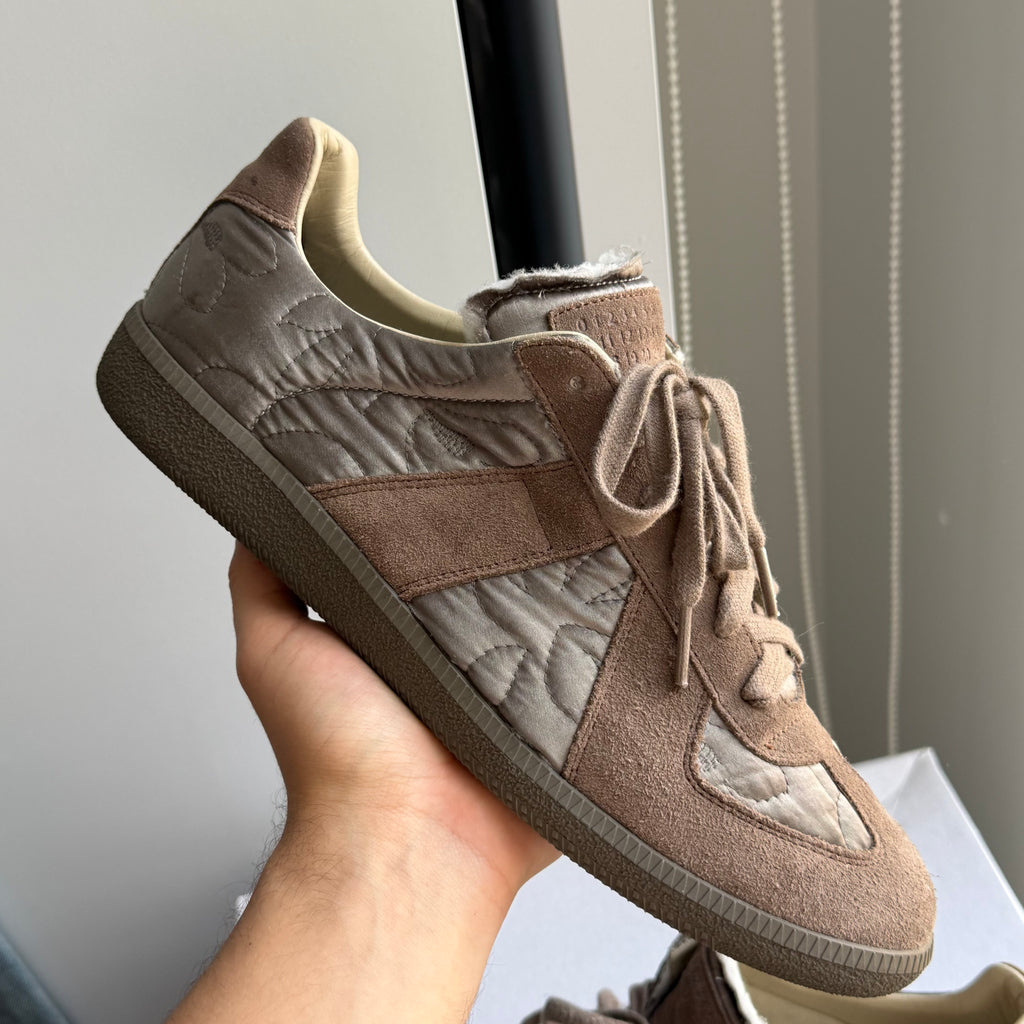 Maison Margiela Embroidered Replica GAT Sneakers Taupe