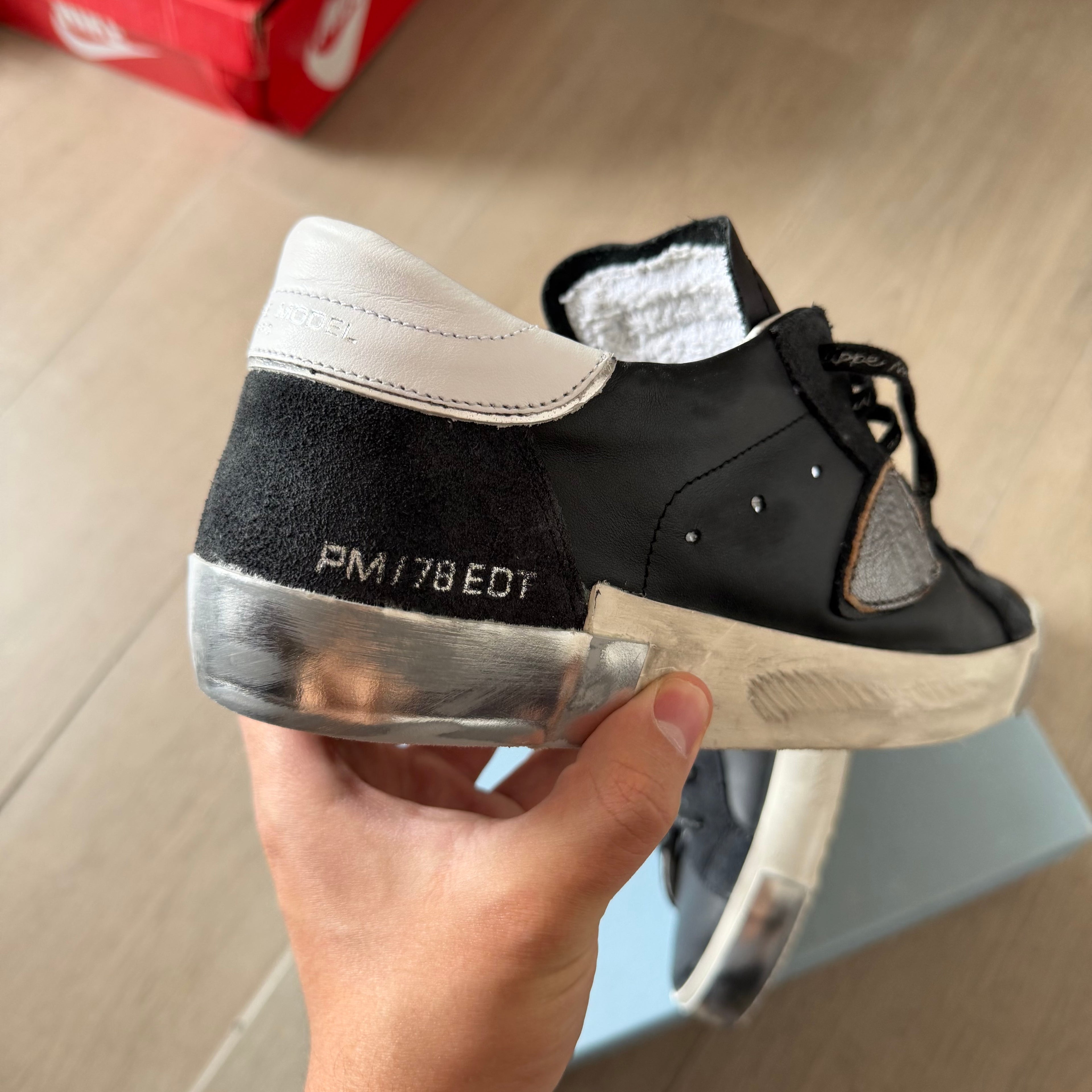 Philippe Model Paris Prsx Sneakers Black/Platinum