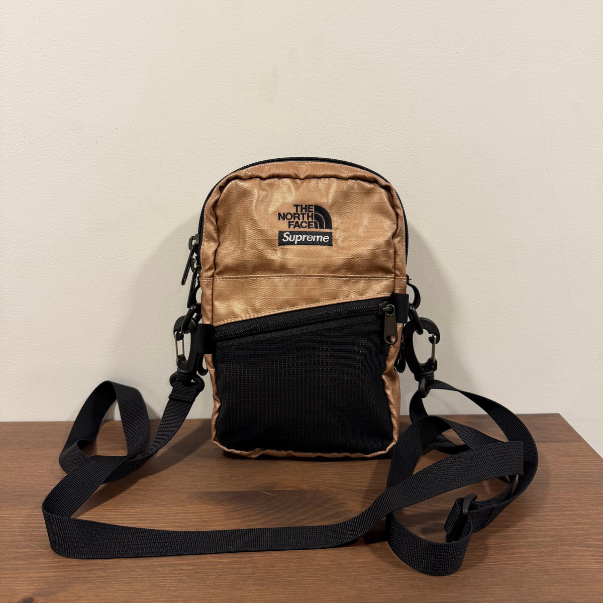 Supreme x The North Face Metallic Shoulder Bag Rose