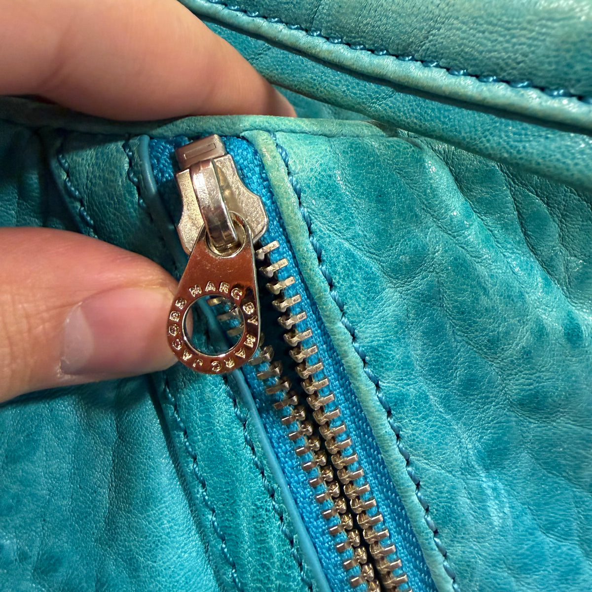 2000s Marc By Marc Jacobs Leola Zip Aqua Teal Bag
