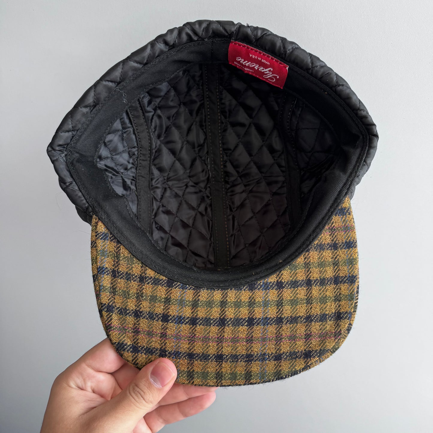 FW2009 Supreme Plaid Trail Hat