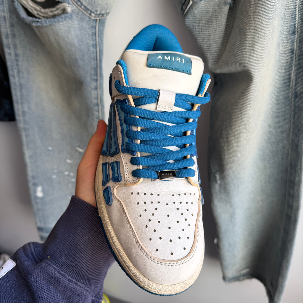 Amiri Skel Top Low White/Blue (41EU)