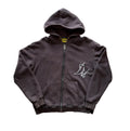 Diet Starts Monday Zip Up Hoodie Dark Grey