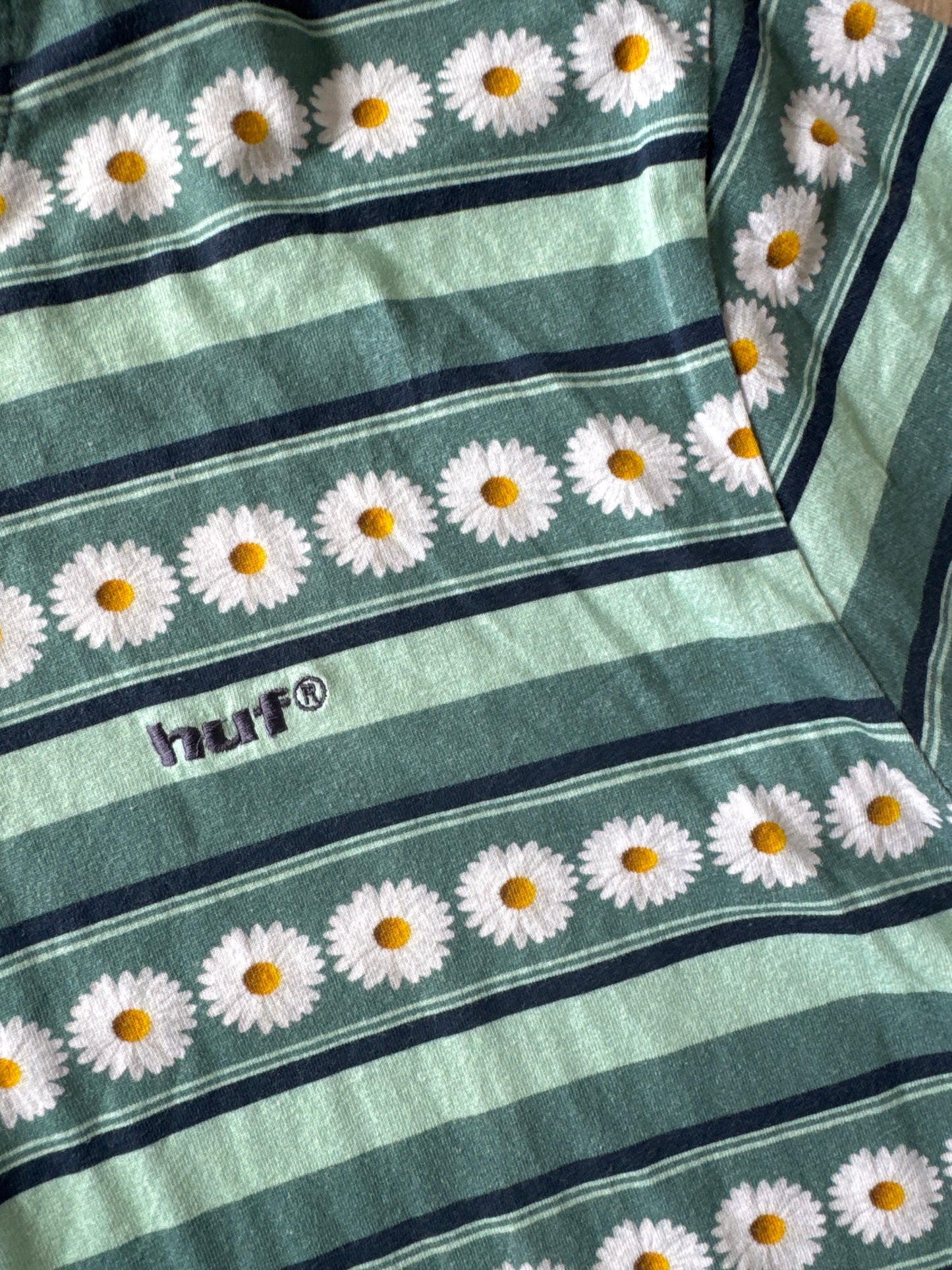 HUF Stripe Flower Tee