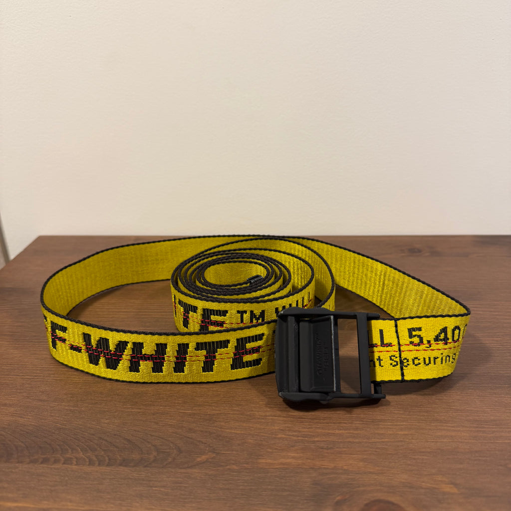 Off-White Industrial Belt Yellow