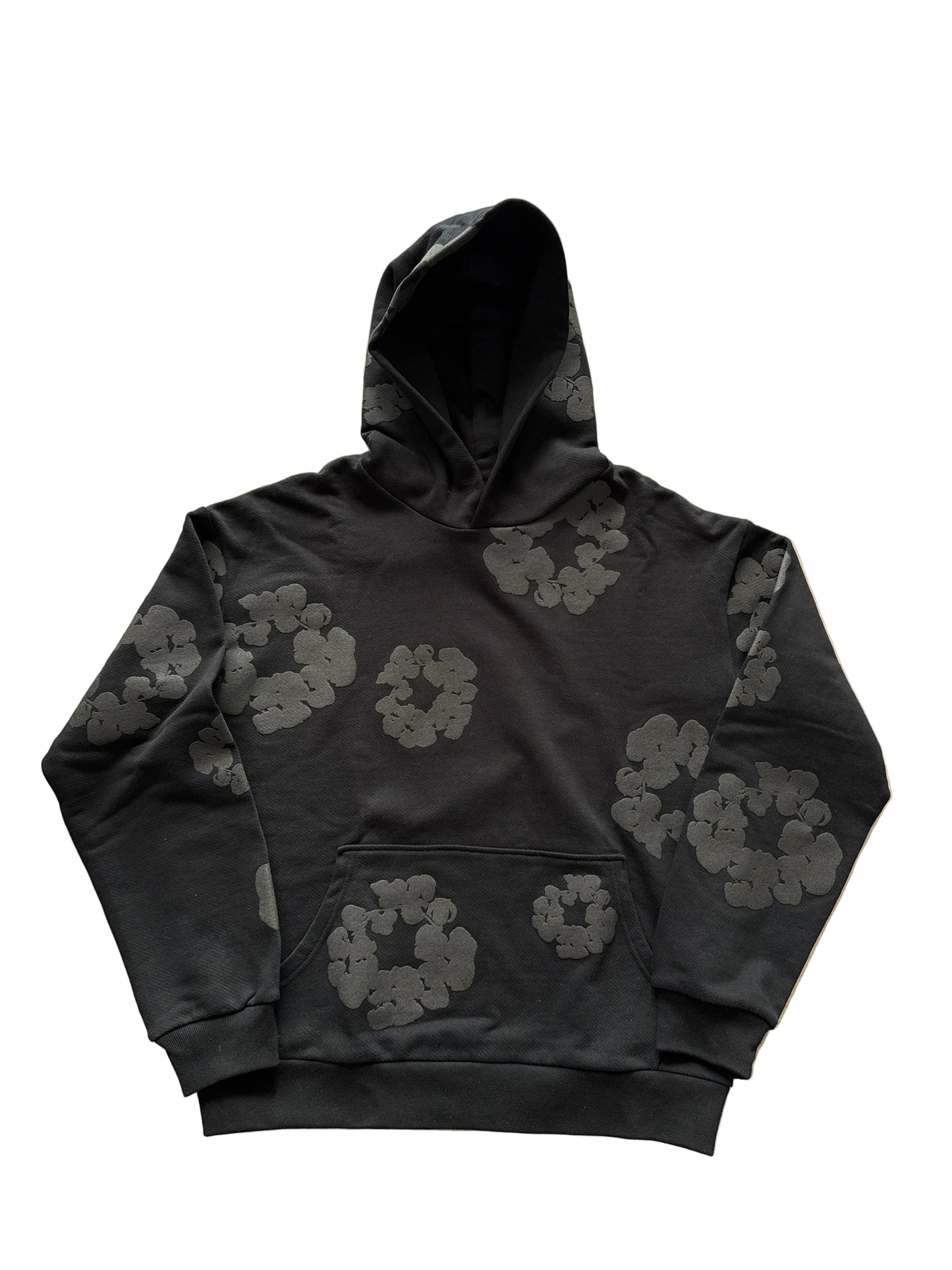 Denim Tears The Cotton Wreath Monochrome Hoodie